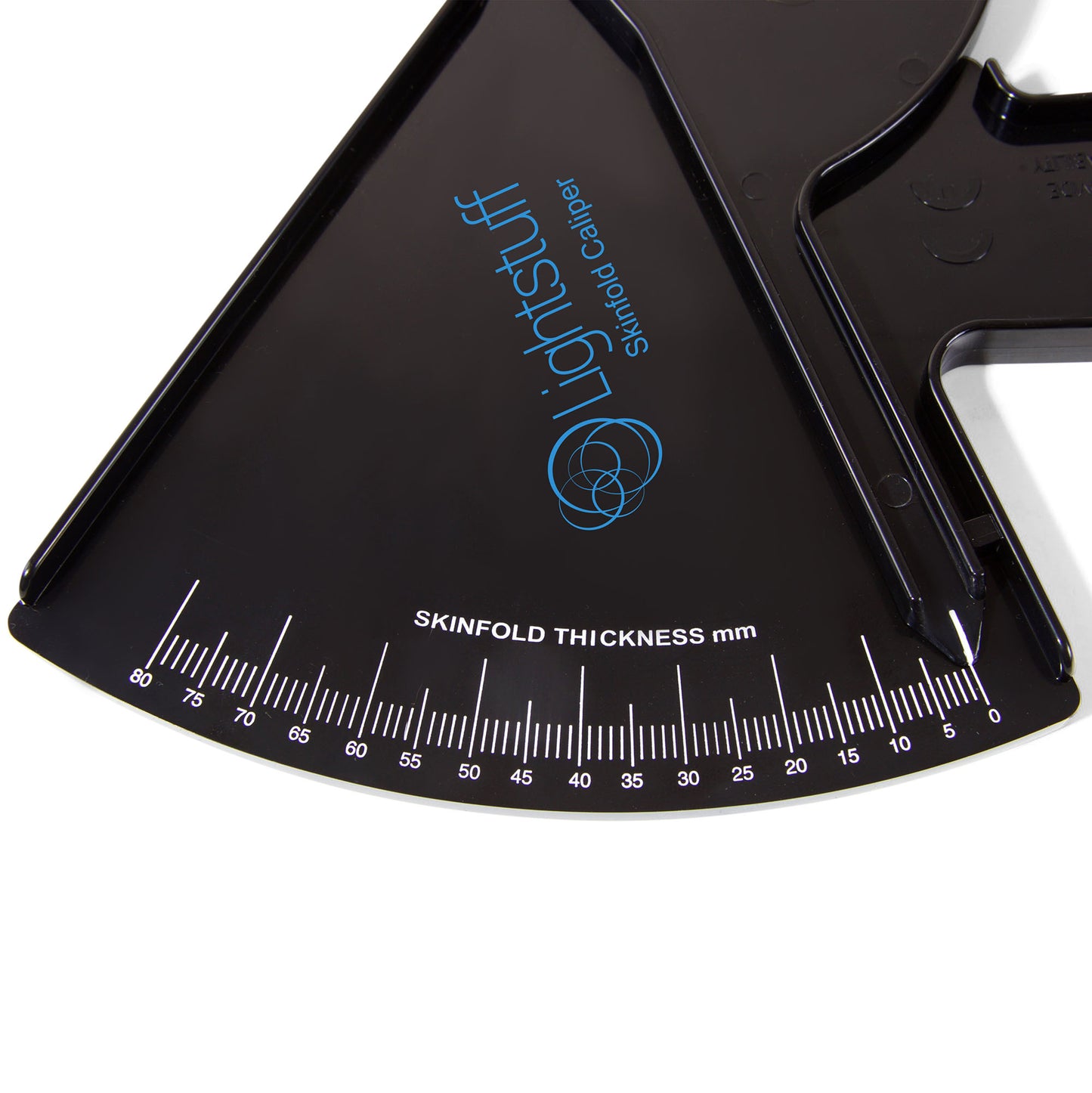 Lightstuff Precision Skinfold Caliper - Easy, Reliable Tool for Monitoring Body Fat - Quick Start Guide for Beginners, Detailed Booklet for Advanced Users - Measures up to 80mm in Skin Fold Thickness